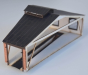 BuBi Model Z60126 - Z - Backstein-Ringlokschuppen, mittleres Segment